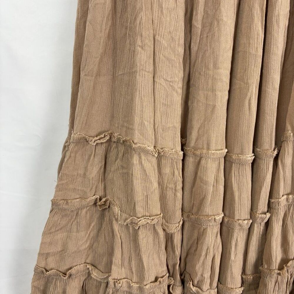 Free People tan Maxi Halter Dress - Picture 2 of 7